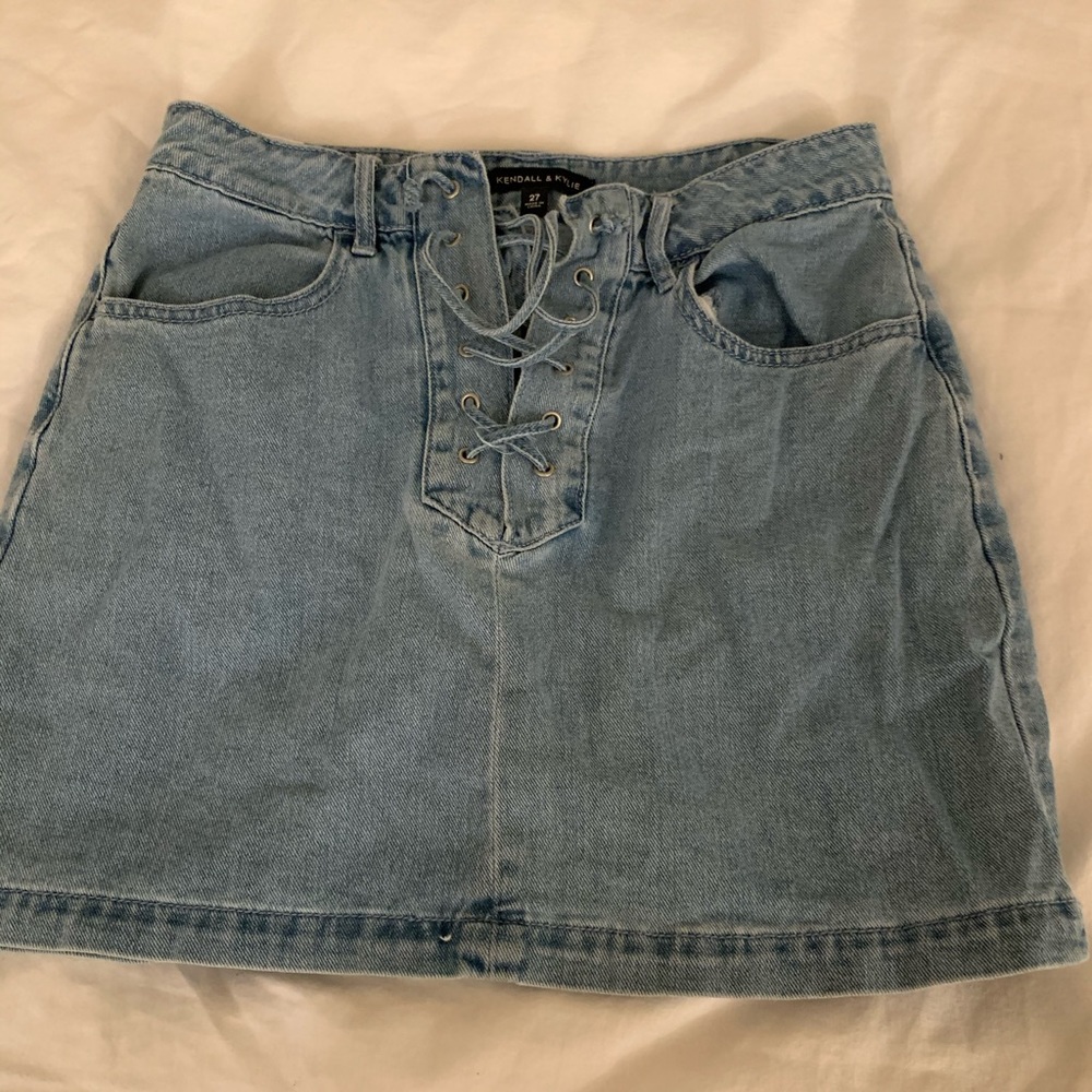 Kendall & Kylie Denim Skirt